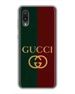 Чехол для Samsung Galaxy A02 с картинкой «Gucci — темно-зеленый градиент» Чехол для Samsung Galaxy A02 с картинкой «Gucci — темно-зеленый градиент»