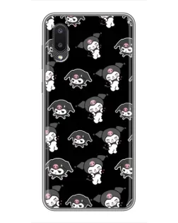 Чехол для Samsung Galaxy A02 с картинкой «Черный паттерн Kuromi» Чехол для Samsung Galaxy A02 с картинкой «Черный паттерн Kuromi»