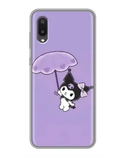 Чехол для Samsung Galaxy A02 с картинкой «Kuromi с зонтиком» Чехол для Samsung Galaxy A02 с картинкой «Kuromi с зонтиком»