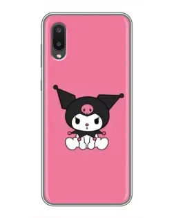 Чехол для Samsung Galaxy A02 с картинкой «Хмурая Kuromi» Чехол для Samsung Galaxy A02 с картинкой «Хмурая Kuromi»