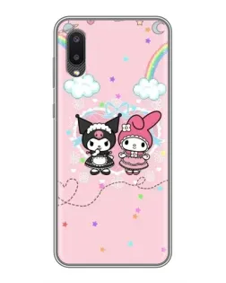 Чехол для Samsung Galaxy A02 с картинкой «My Melody и Kuromi» Чехол для Samsung Galaxy A02 с картинкой «My Melody и Kuromi»