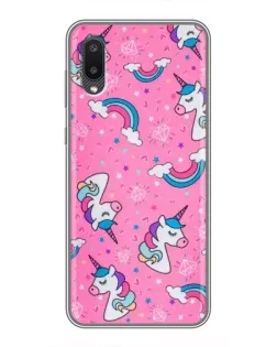 Чехол для Samsung Galaxy A02 с картинкой «Unicorn паттерн розовый» Чехол для Samsung Galaxy A02 с картинкой «Unicorn паттерн розовый»