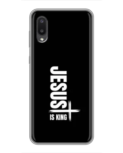 Чехол для Samsung Galaxy A02 с картинкой «Вертикаль веры Jesus»