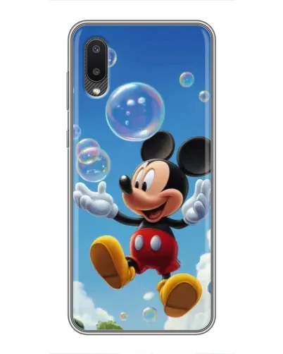 Чехол для Samsung Galaxy A02 с картинкой «Mickey и мыльные пузыри» Чехол для Samsung Galaxy A02 с картинкой «Mickey и мыльные пузыри»