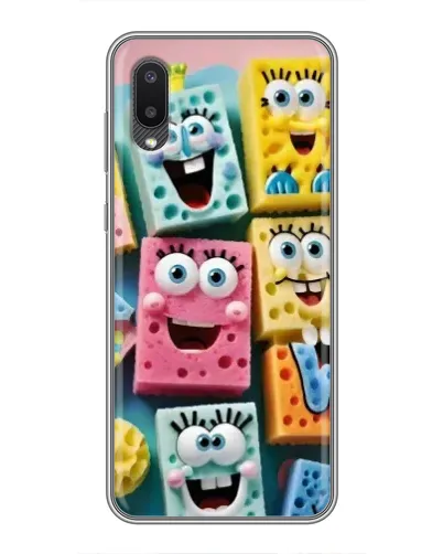 Чехол для Samsung Galaxy A02 с картинкой «Цветные губки» Чехол для Samsung Galaxy A02 с картинкой «Цветные губки»