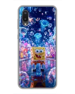 Чехол для Samsung Galaxy A02 с картинкой «Неоновый океан»