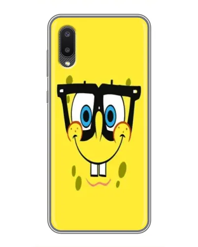 Чехол для Samsung Galaxy A02 с картинкой «Минималистичный Спанч Боб» Чехол для Samsung Galaxy A02 с картинкой «Минималистичный Спанч Боб»