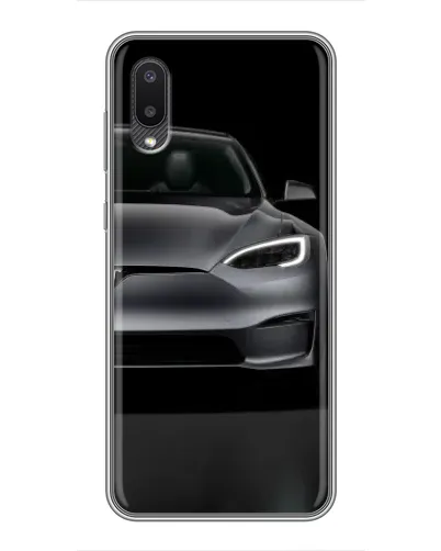 Чехол для Samsung Galaxy A02 с картинкой «Tesla Model S Look» Чехол для Samsung Galaxy A02 с картинкой «Tesla Model S Look»