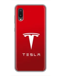 Чехол для Samsung Galaxy A02 с картинкой «Tesla Red Classic» Чехол для Samsung Galaxy A02 с картинкой «Tesla Red Classic»