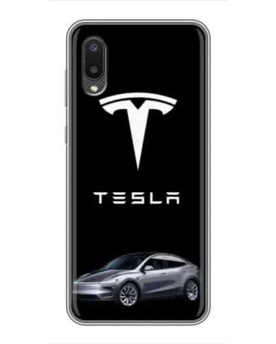 Чехол для Samsung Galaxy A02 с картинкой «Tesla Model Y» Чехол для Samsung Galaxy A02 с картинкой «Tesla Model Y»