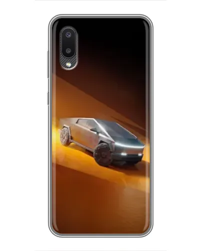 Чехол для Samsung Galaxy A02 с картинкой «Cybertruck в пустыне» Чехол для Samsung Galaxy A02 с картинкой «Cybertruck в пустыне»