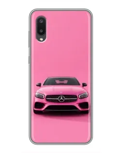 Чехол для Samsung Galaxy A02 с картинкой «Розовый Mercedes AMG» Чехол для Samsung Galaxy A02 с картинкой «Розовый Mercedes AMG»