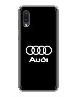 Чехол для Samsung Galaxy A02 с картинкой «Классическое лого Audi» Чехол для Samsung Galaxy A02 с картинкой «Классическое лого Audi»