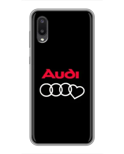 Чехол для Samsung Galaxy A02 с картинкой «Логотип Audi Heart» Чехол для Samsung Galaxy A02 с картинкой «Логотип Audi Heart»
