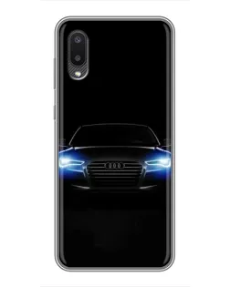 Чехол для Samsung Galaxy A02 с картинкой «Audi в неоне» Чехол для Samsung Galaxy A02 с картинкой «Audi в неоне»