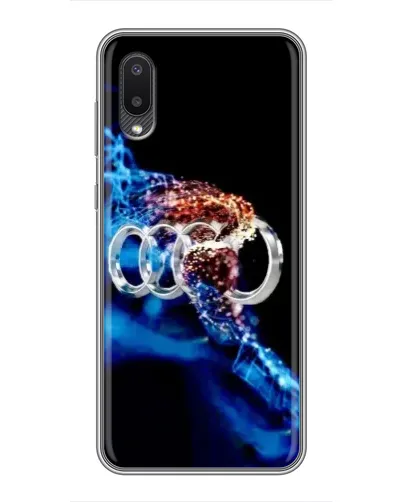 Чехол для Samsung Galaxy A02 с картинкой «Энергия лого Audi» Чехол для Samsung Galaxy A02 с картинкой «Энергия лого Audi»