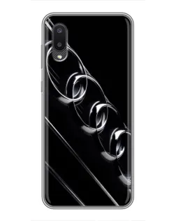 Чехол для Samsung Galaxy A02 с картинкой «Audi — абстрактные кольца» Чехол для Samsung Galaxy A02 с картинкой «Audi — абстрактные кольца»
