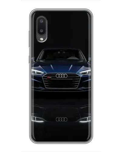 Чехол для Samsung Galaxy A02 с картинкой «Audi — ночное отражение» Чехол для Samsung Galaxy A02 с картинкой «Audi — ночное отражение»
