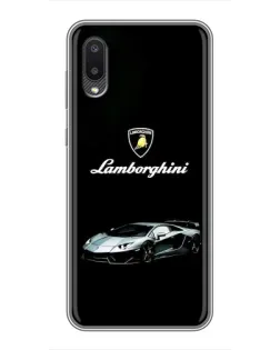 Чехол для Samsung Galaxy A02 с картинкой «Логотип Lamborghini классика» Чехол для Samsung Galaxy A02 с картинкой «Логотип Lamborghini классика»