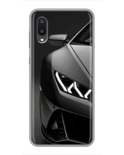 Чехол для Samsung Galaxy A02 с картинкой «Lamborghini фары детализация» Чехол для Samsung Galaxy A02 с картинкой «Lamborghini фары детализация»