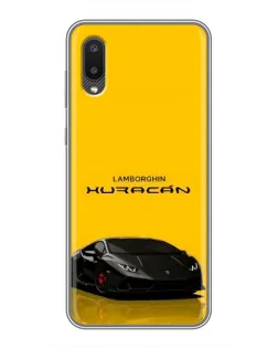 Чехол для Samsung Galaxy A02 с картинкой «Lamborghini Huracan черный» Чехол для Samsung Galaxy A02 с картинкой «Lamborghini Huracan черный»