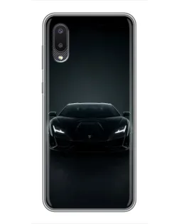 Чехол для Samsung Galaxy A02 с картинкой «Черный Lamborghini Aventador» Чехол для Samsung Galaxy A02 с картинкой «Черный Lamborghini Aventador»