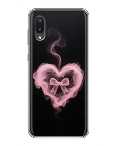 Чехол для Samsung Galaxy A02 с картинкой «Дымчатое сердце»