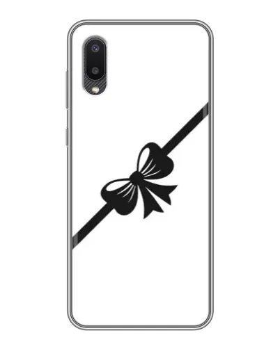 Чехол для Samsung Galaxy A02 с картинкой «Диагональный бант»
