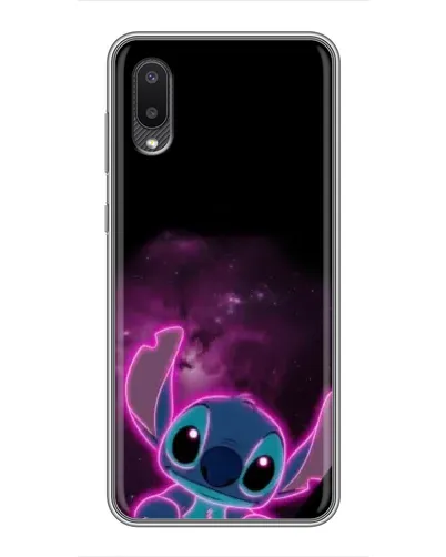 Чехол для Samsung Galaxy A02 с картинкой «Неоновый Stitch»