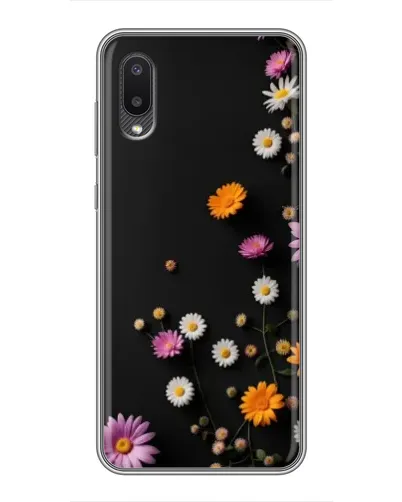 Чехол для Samsung Galaxy A02 с картинкой «Цветочная композиция»
