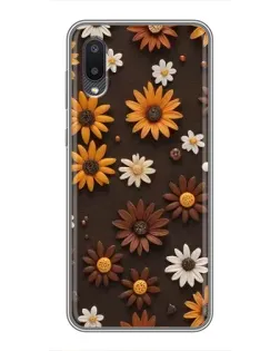 Чехол для Samsung Galaxy A02 с картинкой «Узор из маленьких подсолнухов» Чехол для Samsung Galaxy A02 с картинкой «Узор из маленьких подсолнухов»