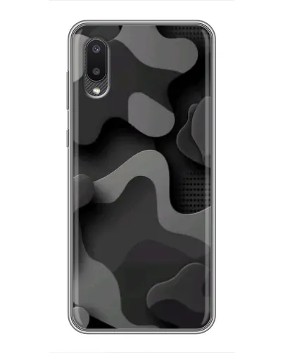 Чехол для Samsung Galaxy A02 с картинкой «Темный абстрактный камуфляж» Чехол для Samsung Galaxy A02 с картинкой «Темный абстрактный камуфляж»