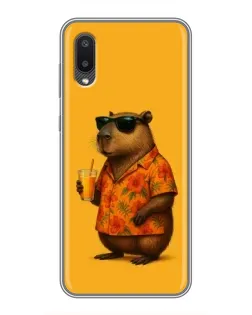 Чехол для Samsung Galaxy A02 с картинкой «Капибара на отдыхе» Чехол для Samsung Galaxy A02 с картинкой «Капибара на отдыхе»