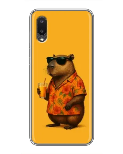 Чехол для Samsung Galaxy A02 с картинкой «Капибара на отдыхе» Чехол для Samsung Galaxy A02 с картинкой «Капибара на отдыхе»