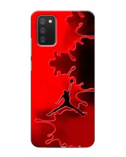 Чехол для Samsung Galaxy A02s с картинкой «Jordan Red Smoke»