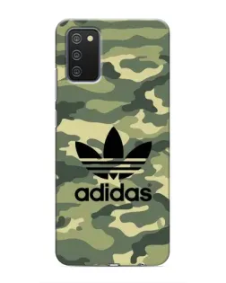Чехол для Samsung Galaxy A02s с картинкой «Милитари стиль Adidas»
