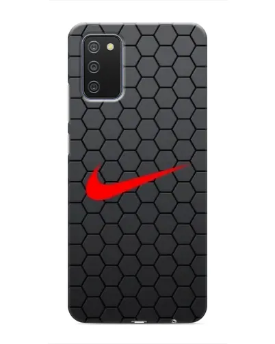 Чехол для Samsung Galaxy A02s с картинкой «Nike — карбоновая сетка» Чехол для Samsung Galaxy A02s с картинкой «Nike — карбоновая сетка»
