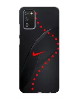 Чехол для Samsung Galaxy A02s с картинкой «Абстрактный дизайн Nike»