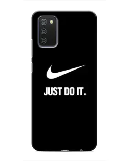 Чехол для Samsung Galaxy A02s с картинкой «Классический принт Nike»