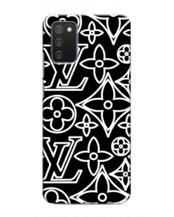 Чохол для Samsung Galaxy A02s з картинкою «Чорно-білий візерунок LV» Чохол для Samsung Galaxy A02s з картинкою «Чорно-білий візерунок LV»