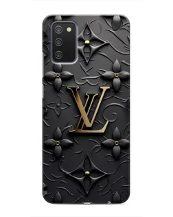 Чехол для Samsung Galaxy A02s с картинкой «Кожаная текстура LV»