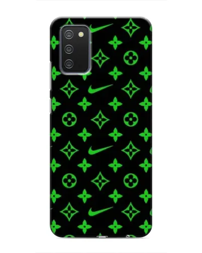 Чехол для Samsung Galaxy A02s с картинкой «Неоновый принт LV» Чехол для Samsung Galaxy A02s с картинкой «Неоновый принт LV»