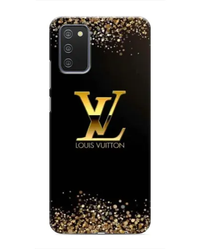 Чехол для Samsung Galaxy A02s с картинкой «LV — золотые искры» Чехол для Samsung Galaxy A02s с картинкой «LV — золотые искры»