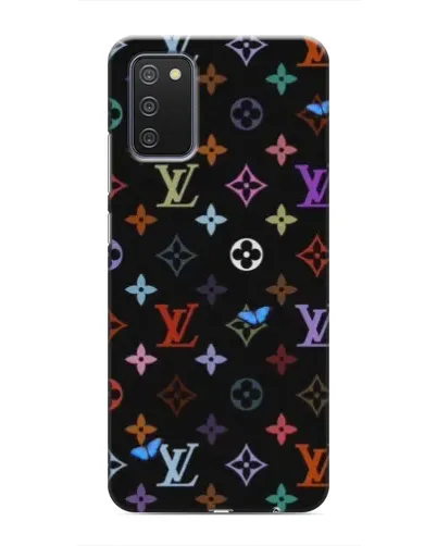 Чехол для Samsung Galaxy A02s с картинкой «Цветная монограмма LV» Чехол для Samsung Galaxy A02s с картинкой «Цветная монограмма LV»