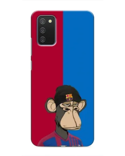 Чохол для Samsung Galaxy A02s з картинкою «Bored Ape — фанат Барси» Чохол для Samsung Galaxy A02s з картинкою «Bored Ape — фанат Барси»