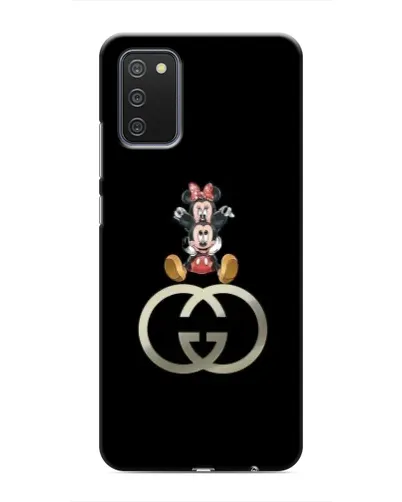 Чехол для Samsung Galaxy A02s с картинкой «Минни Маус на лого» Чехол для Samsung Galaxy A02s с картинкой «Минни Маус на лого»