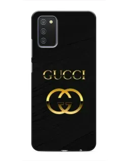 Чохол для Samsung Galaxy A02s з картинкою «Золотий логотип Gucci» Чохол для Samsung Galaxy A02s з картинкою «Золотий логотип Gucci»