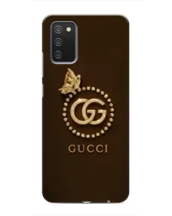 Чохол для Samsung Galaxy A02s з картинкою «Gucci — золотий метелик» Чохол для Samsung Galaxy A02s з картинкою «Gucci — золотий метелик»