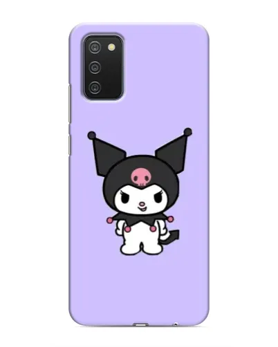 Чехол для Samsung Galaxy A02s с картинкой «Kuromi — нежный фиолетовый»