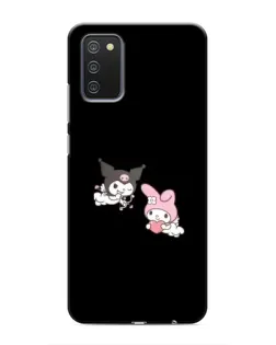 Чехол для Samsung Galaxy A02s с картинкой «My Melody и Kuromi»